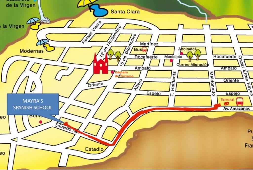 Mayra'S Apartments And Spanish School Baños Εξωτερικό φωτογραφία